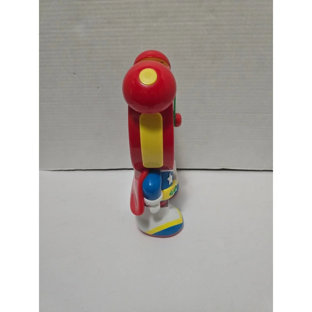 Kids Learning Resources Telly The Teaching Time Clock Superhero Red Blue